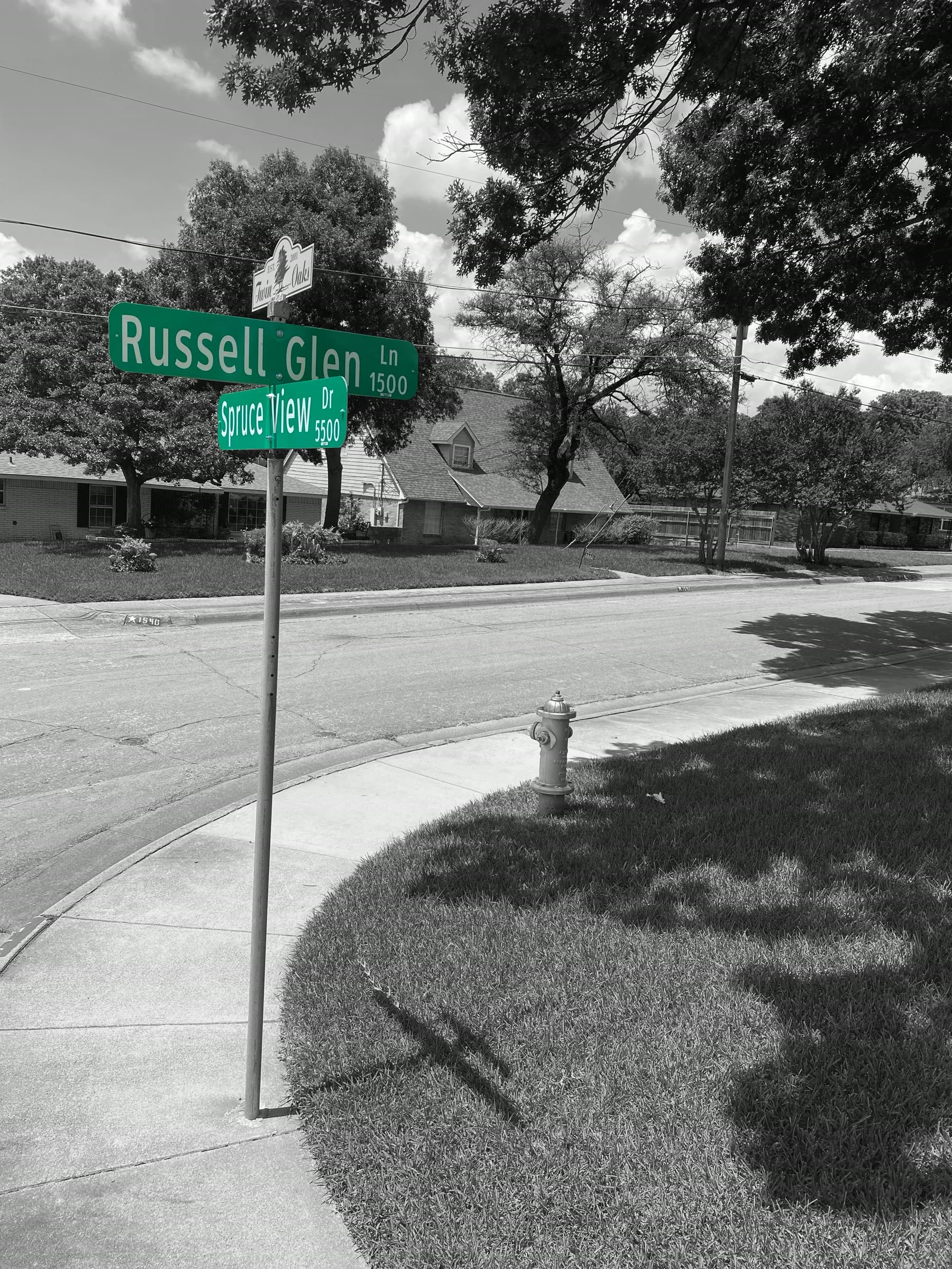 Russell Glen Lane, the Dallas street where the Maiden Foundation began